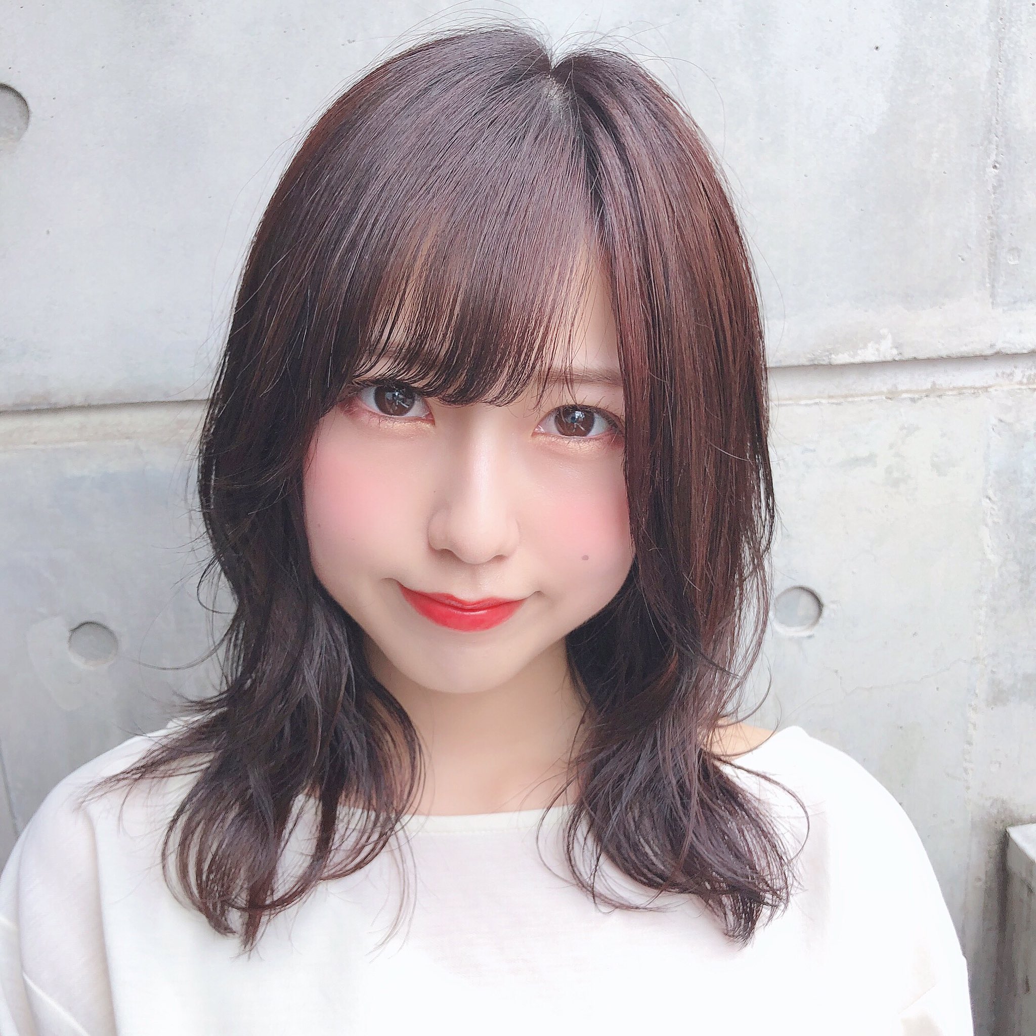 石塚淳 あやかっぴぃ 先日はありがとうございました お久しぶりでございました アイドル 卒業 したよ 新宿美容室 チェリーブラウン シースルーバング オルチャンヘア オルチャン 韓国女子 韓国ファッション トゥワイス アイズワン