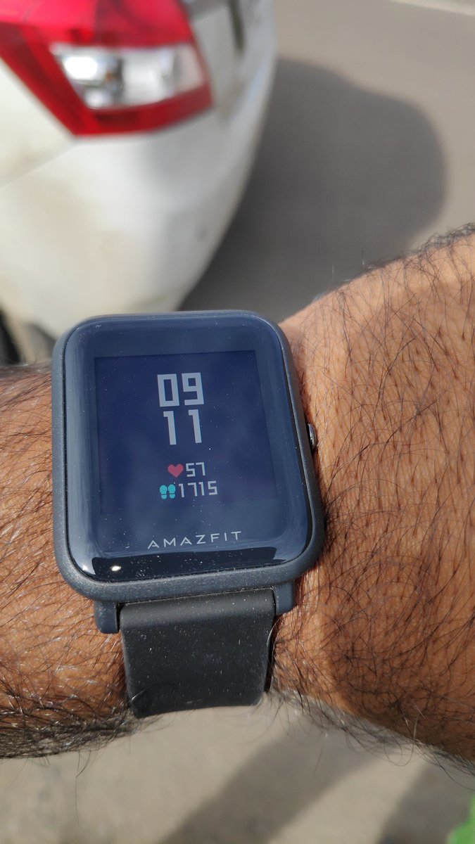 amazfit bip step counter