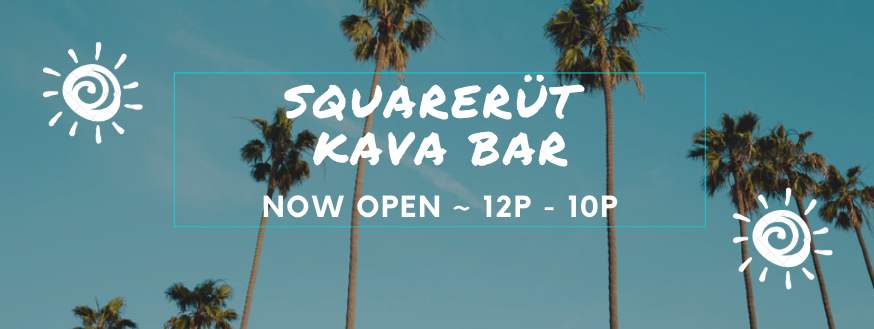 SquareRut's tweet photo. SquareRut Kava Bar - Belterra location now open! Daily. 12p-10p #squarerut #squarerutkavabar #kava #belterra #drippingsprings #justwestofweird #nowopen https://t.co/K86d9gITxd