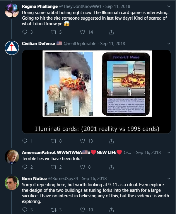 18. What good would a conspiracy theorist be without dipping their toe into some 9/11 Truthering?