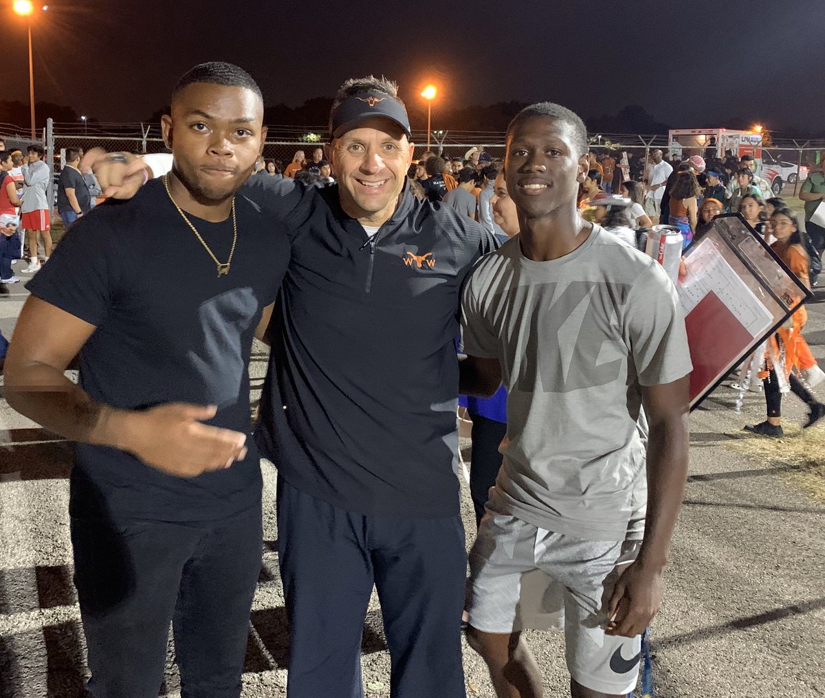 Great homecoming victory tonight. We had some key guys go down, but must regroup to keep chasing goals! Proud of our kids. Great spirit groups and crowd! <a href="/Kickslide/">Tony Gagliano Johnson -Texas AD, RAA</a> <a href="/WTWHighSchool/">WT White High School</a> <a href="/ClubWtw/">WTW Longhorns Booster Club</a> we beat Molina 55-7/ 3 wins!