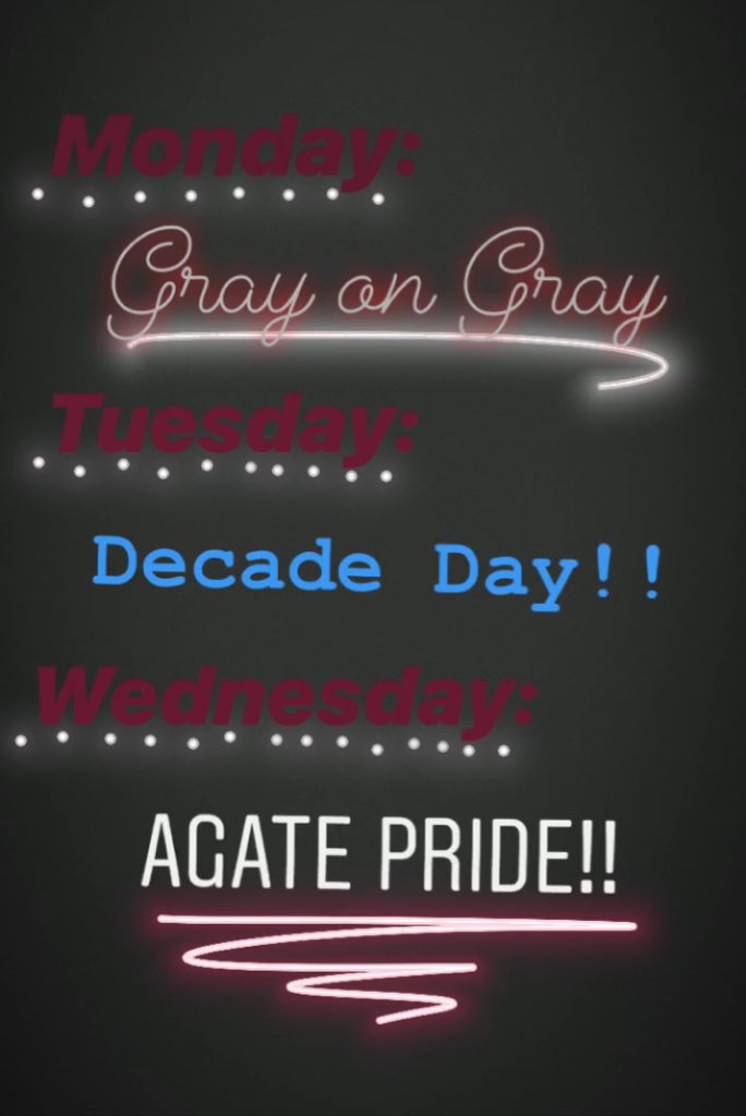 CoTHHS's tweet photo. REMINDER: Next week is homecoming week! Show your school spirt by dressing up to the themes for each day! We’re excited to see what everyone wears!! https://t.co/MabBzgcauB