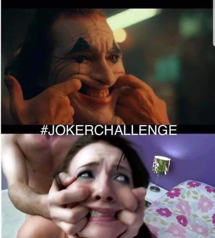 IngridAzul12's tweet photo. El Joker que las invitaron a ver/ el que van a terminar viendo. https://t.co/ZROZc5p7dd