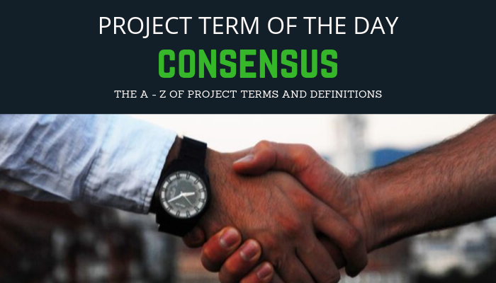 Profactaplan's tweet photo. Know your project lingo.
CONSENSUS:
Unanimous agreement among decision-makers that a decision or solution, will adequately achieve objectives. As long as someone believes that the decision will not achieve the objectives, there is no consensus.
#projectlingo #consensus #atoz https://t.co/s8x7CFuNiF