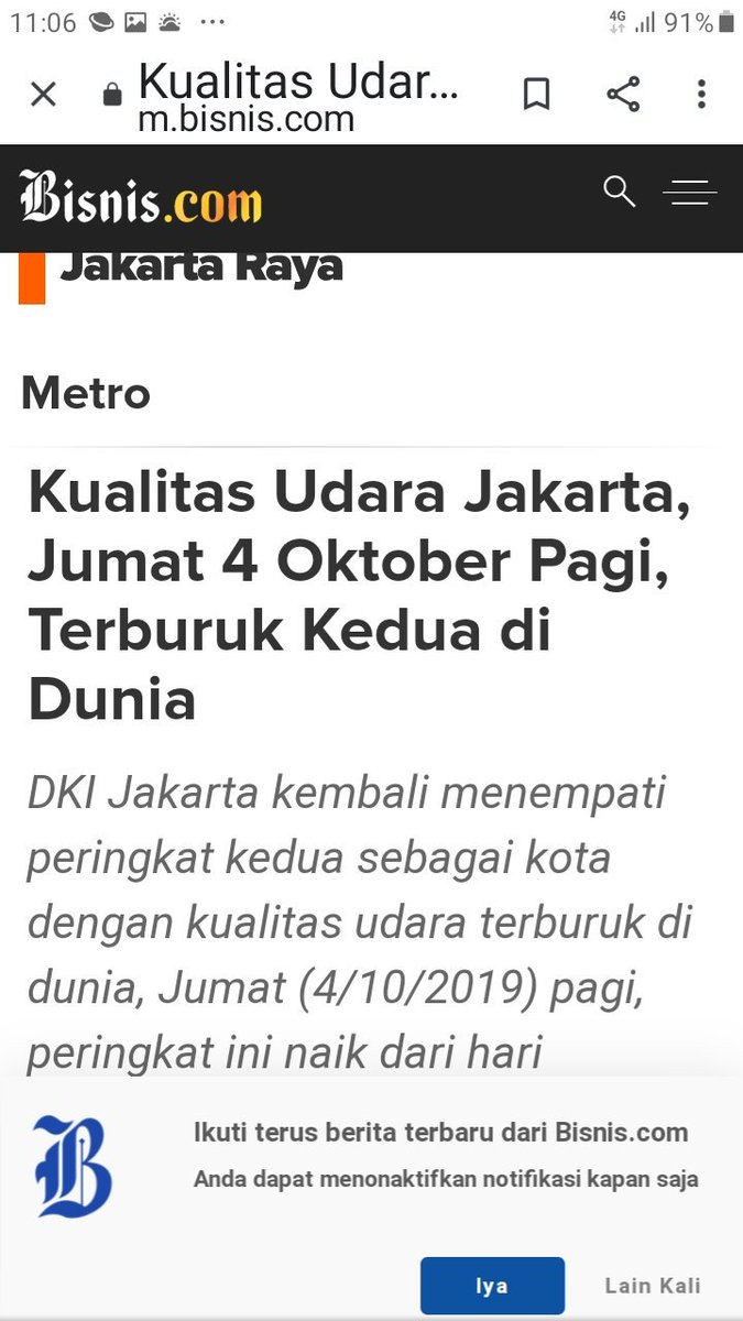 __LOVE_AG4EVER's tweet photo. Manfaat Penyelenggaraan balap  formula E  sebesar Rp.1,5 Triliun utk warga DKI jakarta apa yaa...??
uang sebanyak itu  baiknya utk memperbaiki kwalitas udara Jakarta yg tgl 4 okt 2019 kemarin terburuk ke 2 di dunia, juga buat pengadaan WC Umum , yg emang sdh darurat 😫🙄 https://t.co/hObzg7Osz4