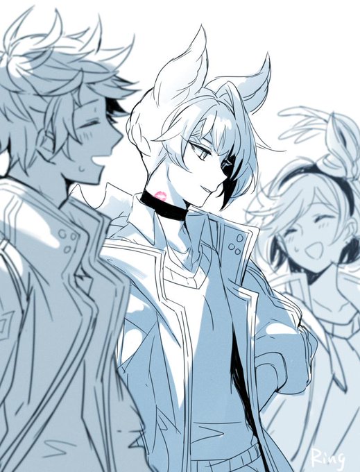 気づいてない様子 