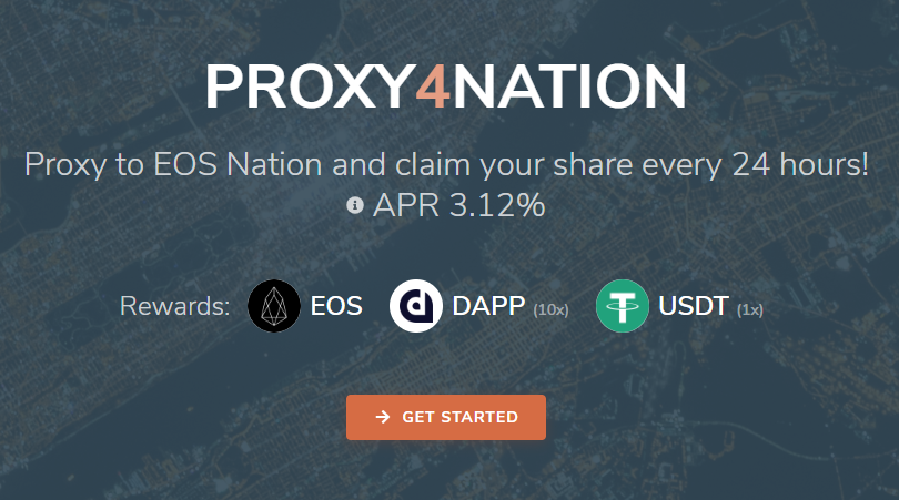 1/ Our Proxy4Nation is growing, evolving and open for new registrations! We have just added a new asset to our basket of reward coins and are now distributing $EOS, $DAPP &amp; $USDT as voter rewards! Sign up now at proxy.eosnation.io! We thank you for supporting EOS Nation!