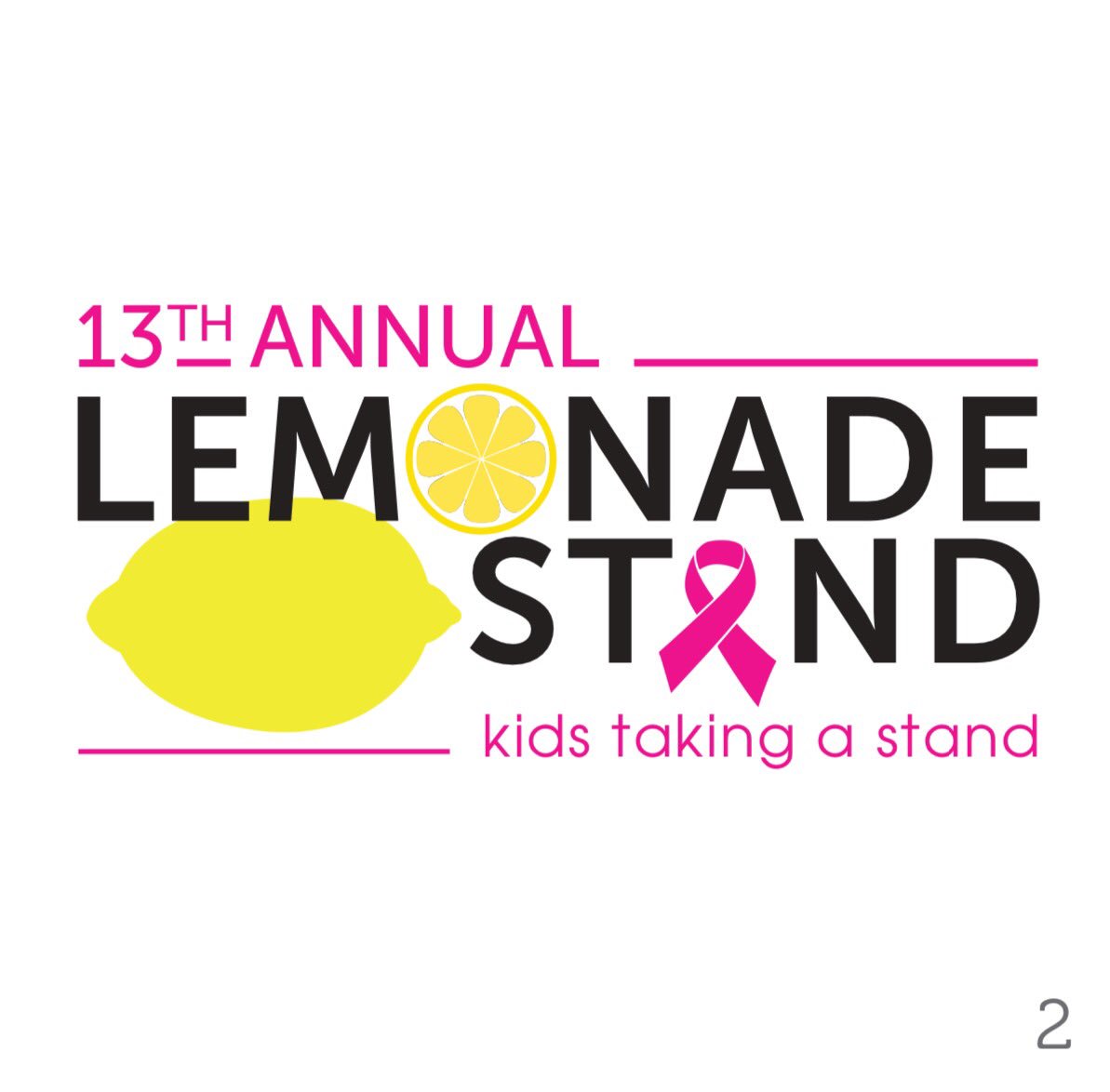 KidsTakeAStand's tweet photo. This year’s Logo!!!!! ♥️🎀🍋👚 https://t.co/aclAUxDQx7