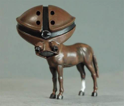 馬のフィギュアにモビルスーツを合体させた結果？ウマッガイwww