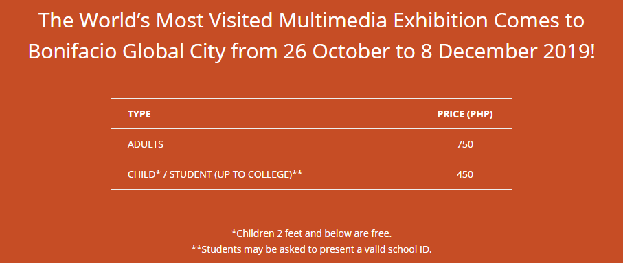 LOOK: Tickets for the most visited multi-sensory exhibition in the world are now available for purchase!

Experience Van Gogh Alive in Manila this October. Visit vangoghalive.ph for booking details.