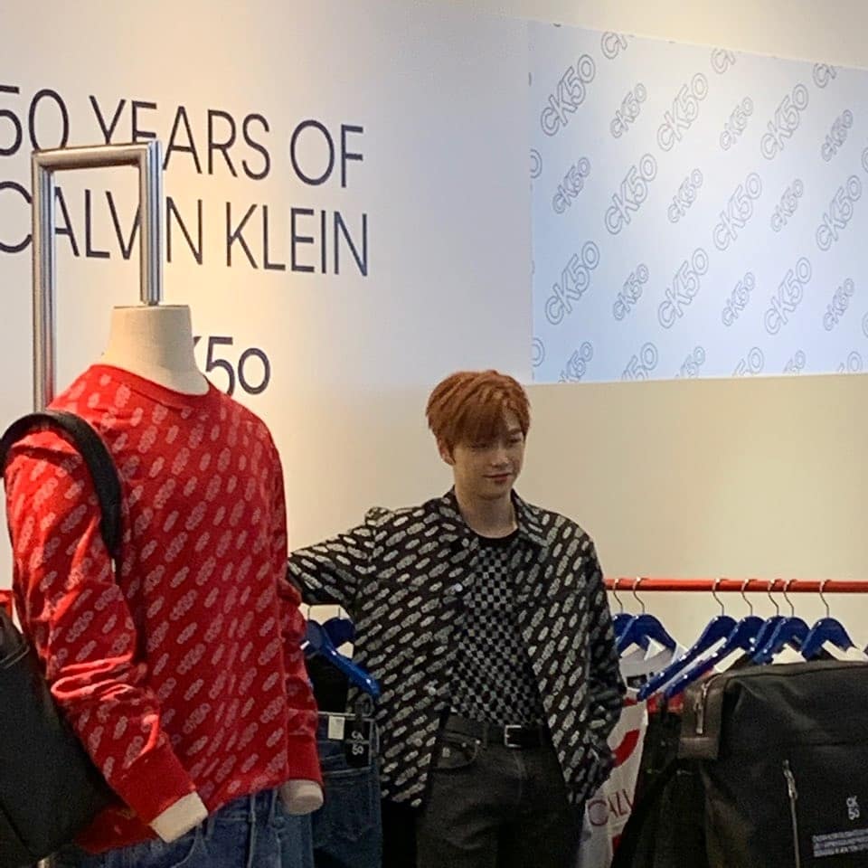 Model Daniel K is in da haus. Hot and sizzling He look so handsome and gorgeous. I still believe Busan air and water always do wonder to Daniel.  @danielk_konnect #강다니엘  #KangDaniel #KangDanielforCK50 #CalvinKleinCr. to @/jelly0joo