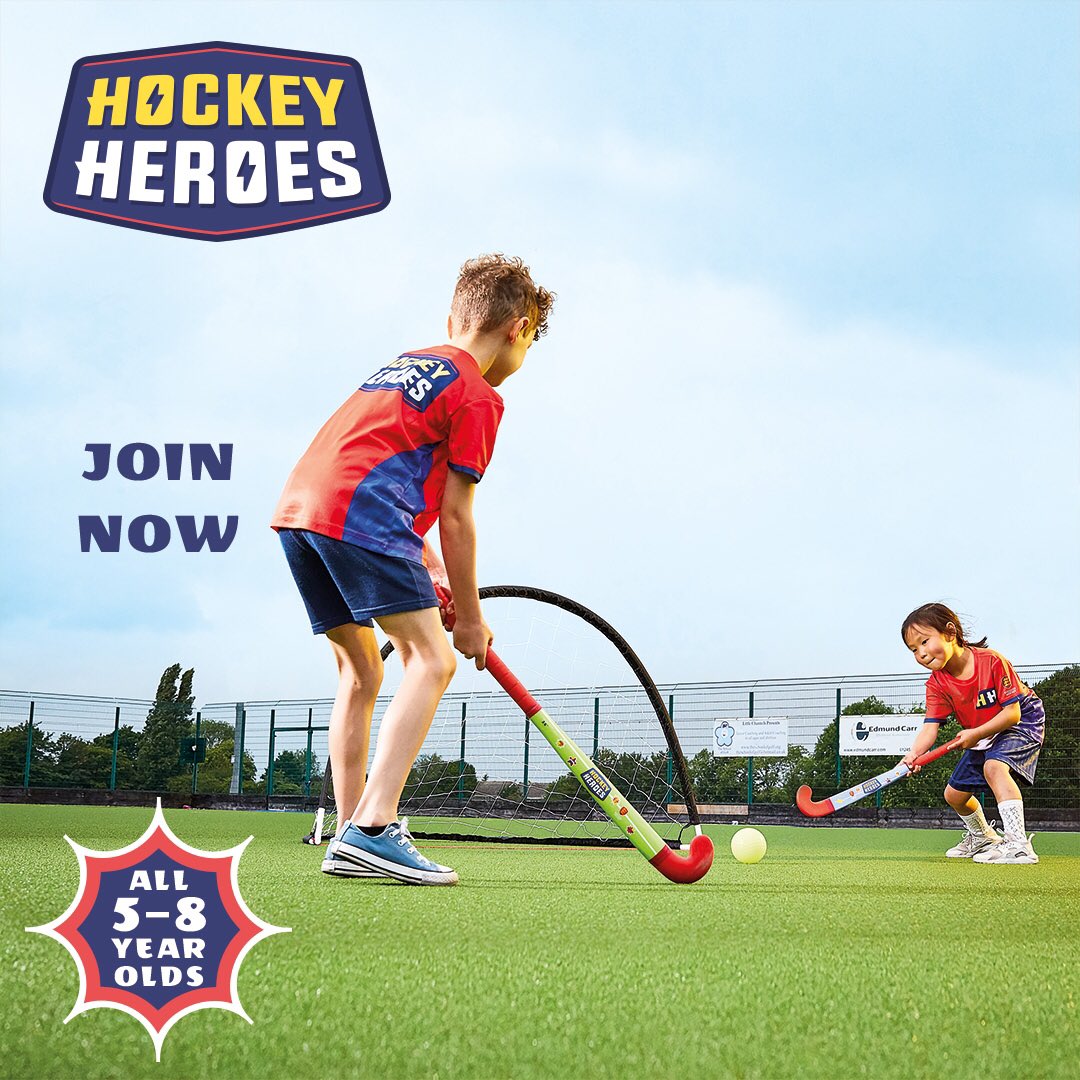 There are still spaces on the new Hockey Heroes programme. 

Starting Oct 10th - A 6-week superhero fun introduction to hockey for 5-8 year olds. Only £32 incl. personalised kit. 

Sign up go to: hockeyheroes.co.uk