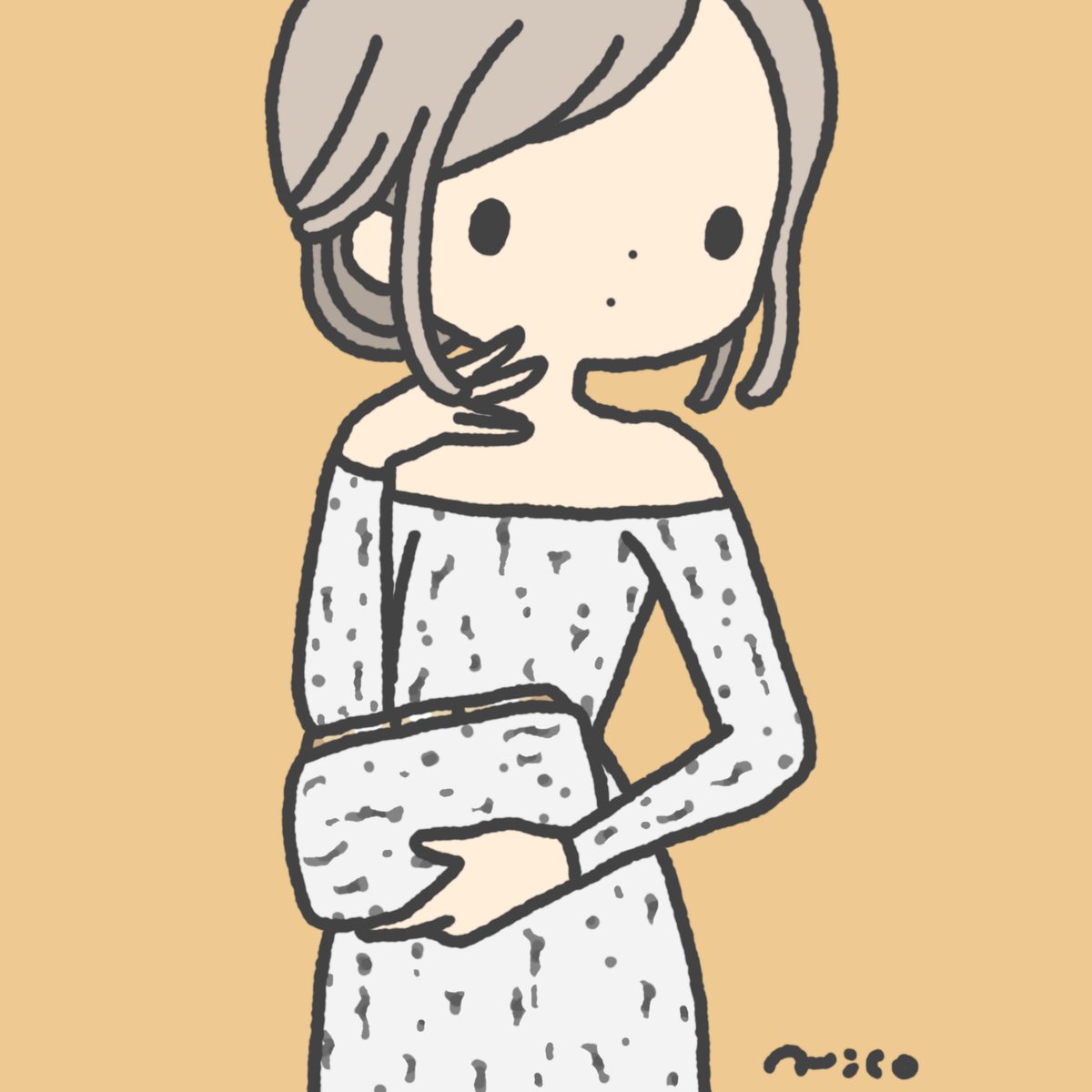 「あの子と、あの子 」|paricoのイラスト