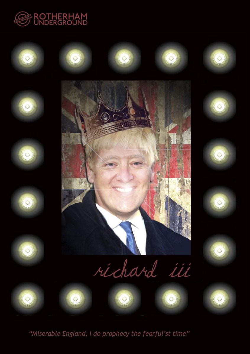 RothUnderground's tweet image. looking forward to seeing everyone for tonight's final performance of Richard III @TheWayTheatreVM tickets.rotherhamunderground.com @Stewart_D_C @NathanMorris_1 @EveBurley @MENnewsdesk @GMFringe