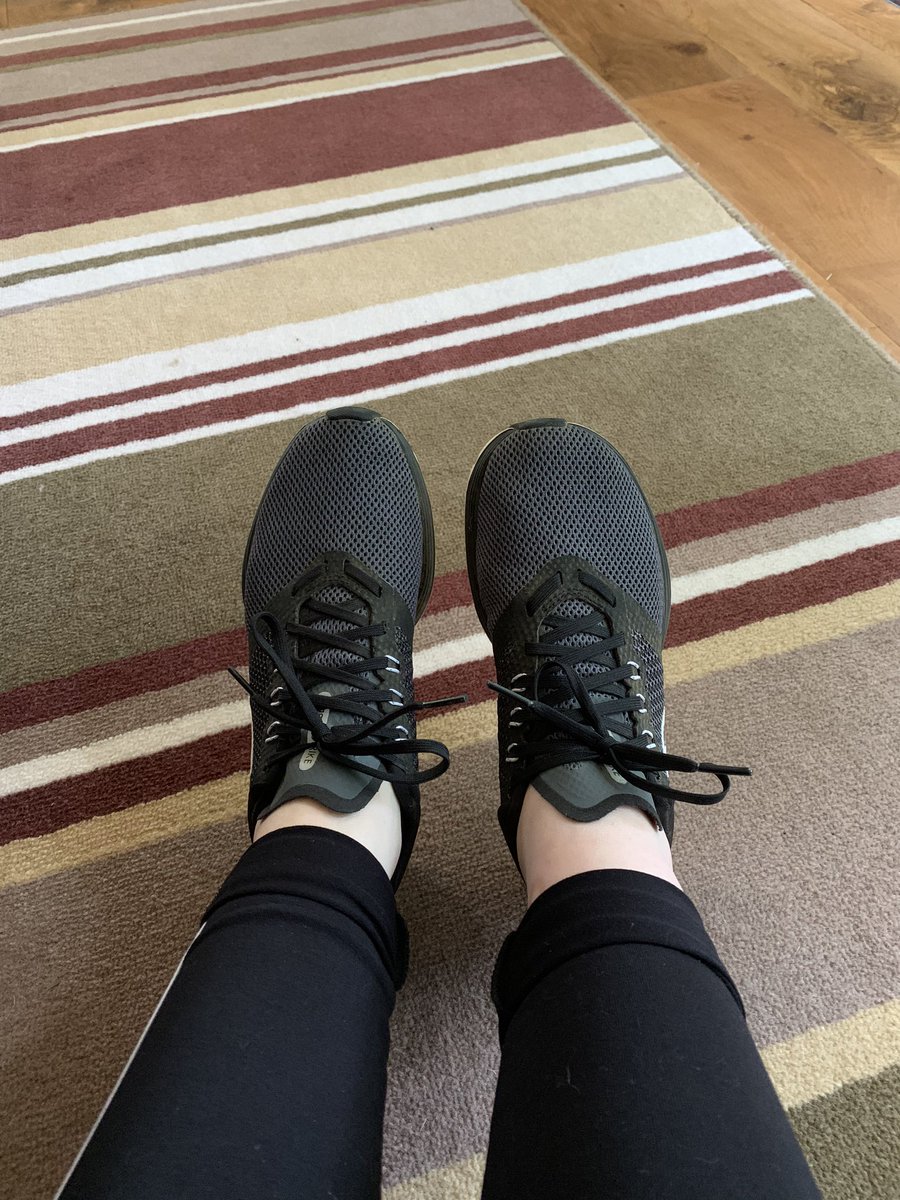 KathSwann's tweet photo. @Nike why is it that one of my trainers is round and one is pointy? It’s like one is longer than the other. They’ve been like it since I got them and it’s very annoying 🤣 https://t.co/zC7bemzguO