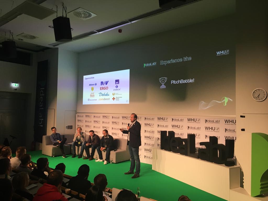 What an honor to represent #Complero on stage right after <a href="/frank_thelen/">Frank Thelen</a> gave a great speech on his work! Then our co-founder Steffen Schneider hit it off on stage opening <a href="/whu_idealab/">IdeaLab! WHU Founders' Conference</a>'s PitchBattle. He's still around &amp; excited to connect. #DigitalContactData #InnovtionInAI