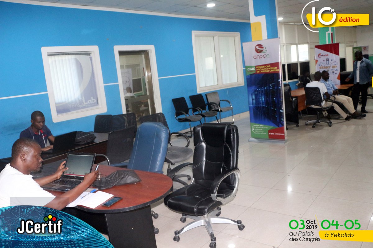 #JcertifBrazza2019 / JOUR 3

Arrivée des participants pour assister aux différents ateliers de formation.

#FinTech #PaiementMobile #WebDesign #MarketingDigital
#TechnologieImmersive #CloudComputing #TechnologieEmbarquee