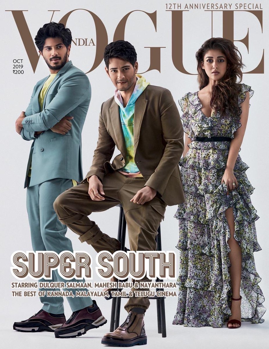 NayantharaU's tweet photo. #NayantharaOnVogueCover October 2019 Cover Star 💫 https://t.co/bs3CJCJUWw