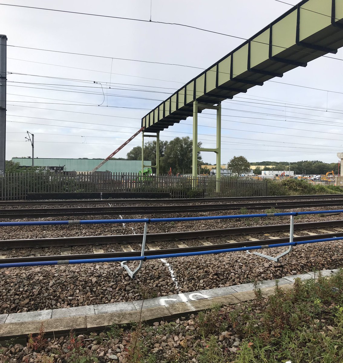 CDC_Demolition's tweet photo. Big weekend ahead with the removal of the high level ramp sections in preparation for main span removal next weekend @CDC_Demolition @tru7group @Guynicholls7 @tm__33 @JakeNicholls45 @JohnleeMack #cdcdemolition #eastangliasfavourite #railspecialists #truplant #trudemo https://t.co/hsLAenJpXc