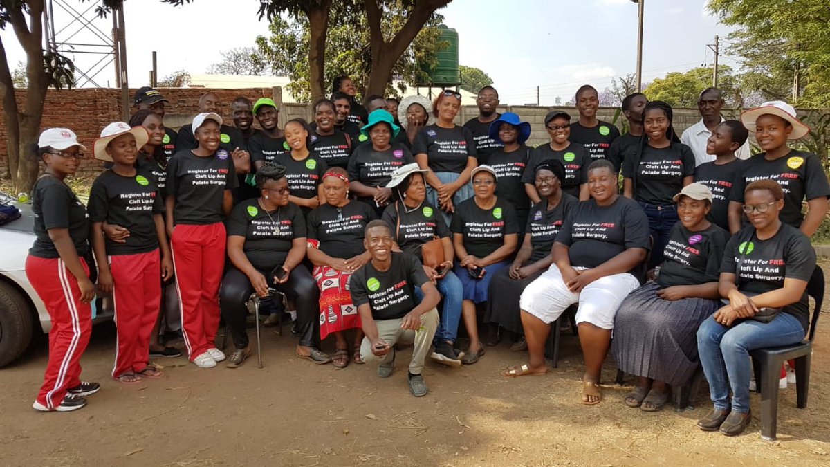 SmileTrainAfric's tweet photo. When we say we're #comprehensive 💯 we mean it. In #Zimbabwe, Our Program Manager Sibusisiwe Yona spoke to Zimbabwe Anaesthetic Association about our world standards of #PatientCare, as her team spread smiles 😄 on the streets of Harare #WorldSmileDay #1in700 #ICreateSmiles https://t.co/oLkw4pD6BW