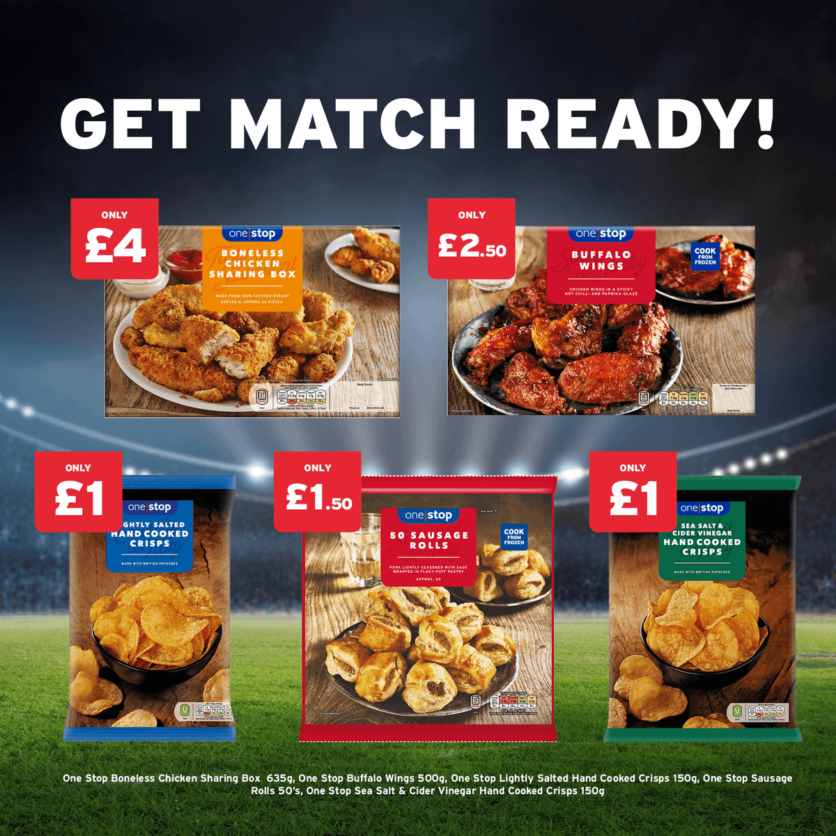 onestopstores's tweet photo. Who's watching the match today? Make sure you've got all the snacks you need, like these delicious Own Label sharing snacks! Pop into your local store today! #RWC2019 #OwnLabelRange https://t.co/4EsvdK7JQW