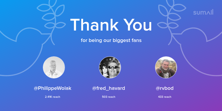 BNIadBzh's tweet photo. Our biggest fans this week: PhilippeWolak, fred_havard, rvbod. Thank you! via https://t.co/5EXfeEHkKK https://t.co/oBpzCUnesl