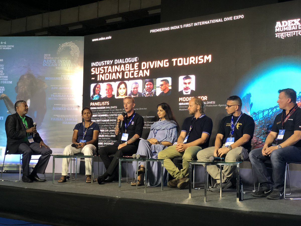 Industry dialogue:
Sustainable Diving Tourism ~ Indian Ocean  #India #Maldives #SustainableDivingTourism