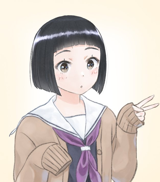 Taka Pa Twitter 天使の輪のできたオン眉ぱっつんサラつやボブの女の子 オリジナル 女の子 ぱっつん おかっぱ オン眉 制服 T Co Zuywpz45xi