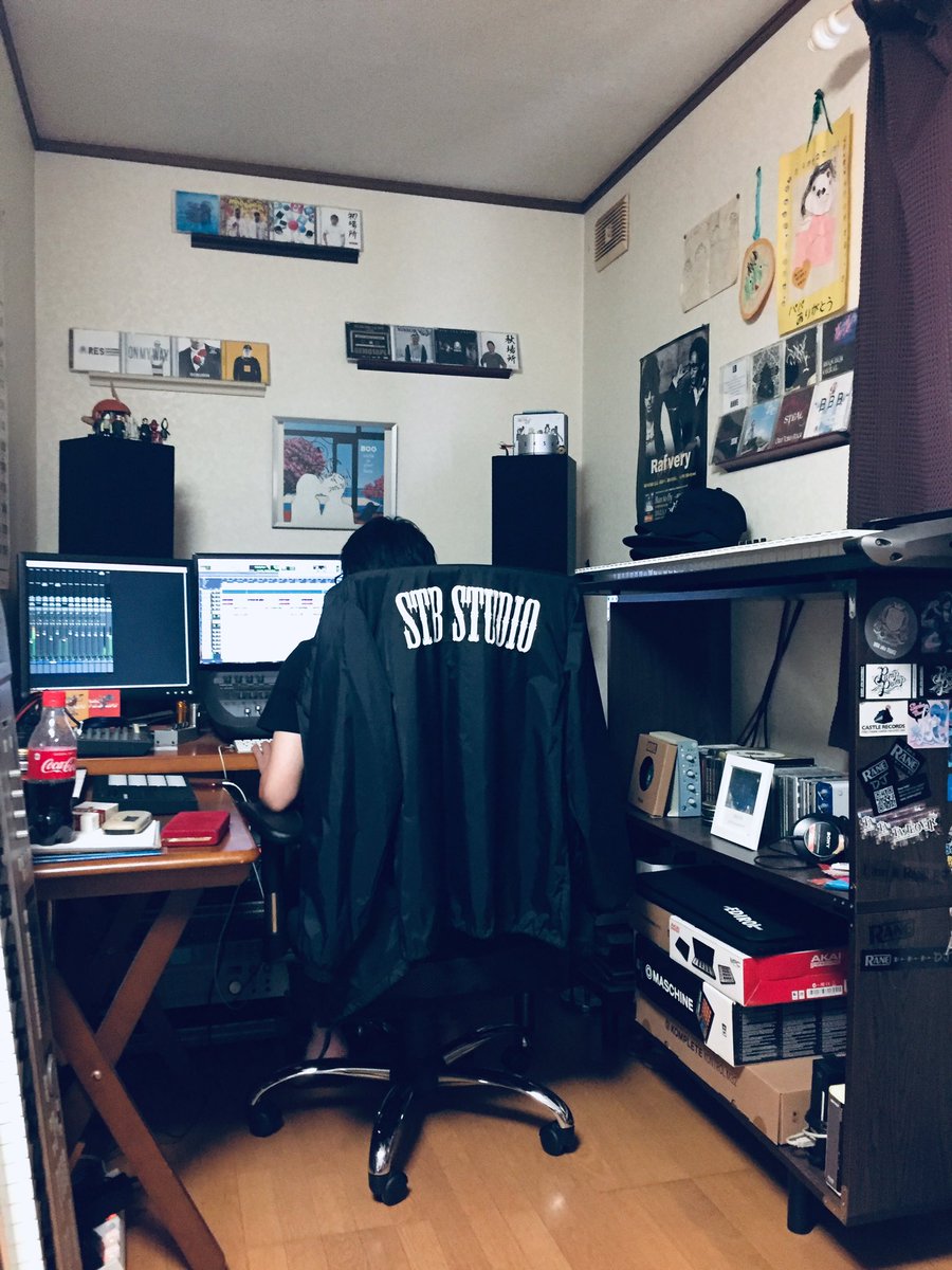 n__n__0110's tweet photo. REC中ー❗️❗️❗️❗️
早く届けたい❗️❗️❗️❗️
#感謝
#STBSTUDIO
#REC https://t.co/4VdttrOcZv