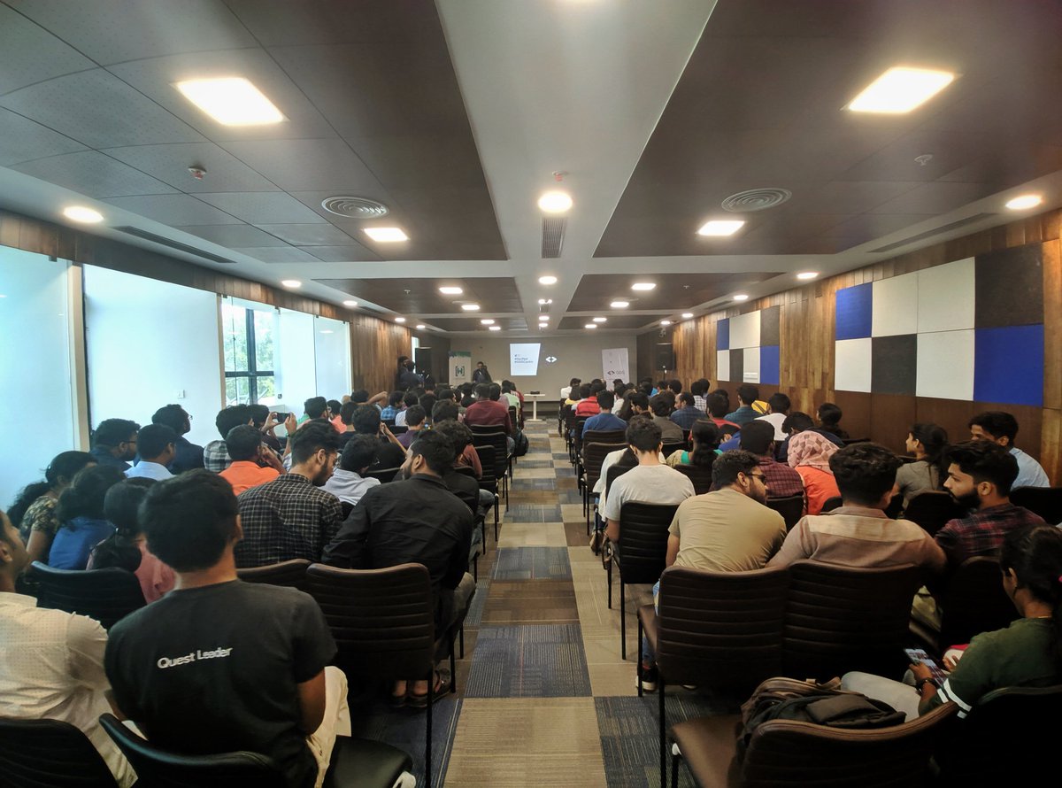 rohit_m_s's tweet image. Here for the free pizza.
#DevFest
#GDGCochin
#freepizza