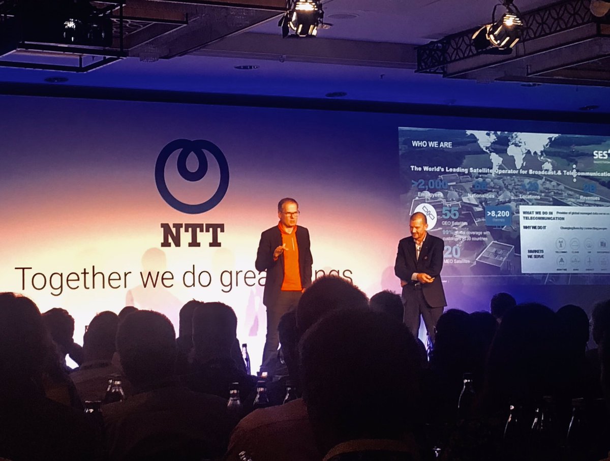 Privilege to speak in #Berlin <a href="/GlobalNTT/">NTT Global</a> about #CoCreation, <a href="/SES_Satellites/">SES</a> and the #IsleofMan #iomtt #bikerace #broadcasting