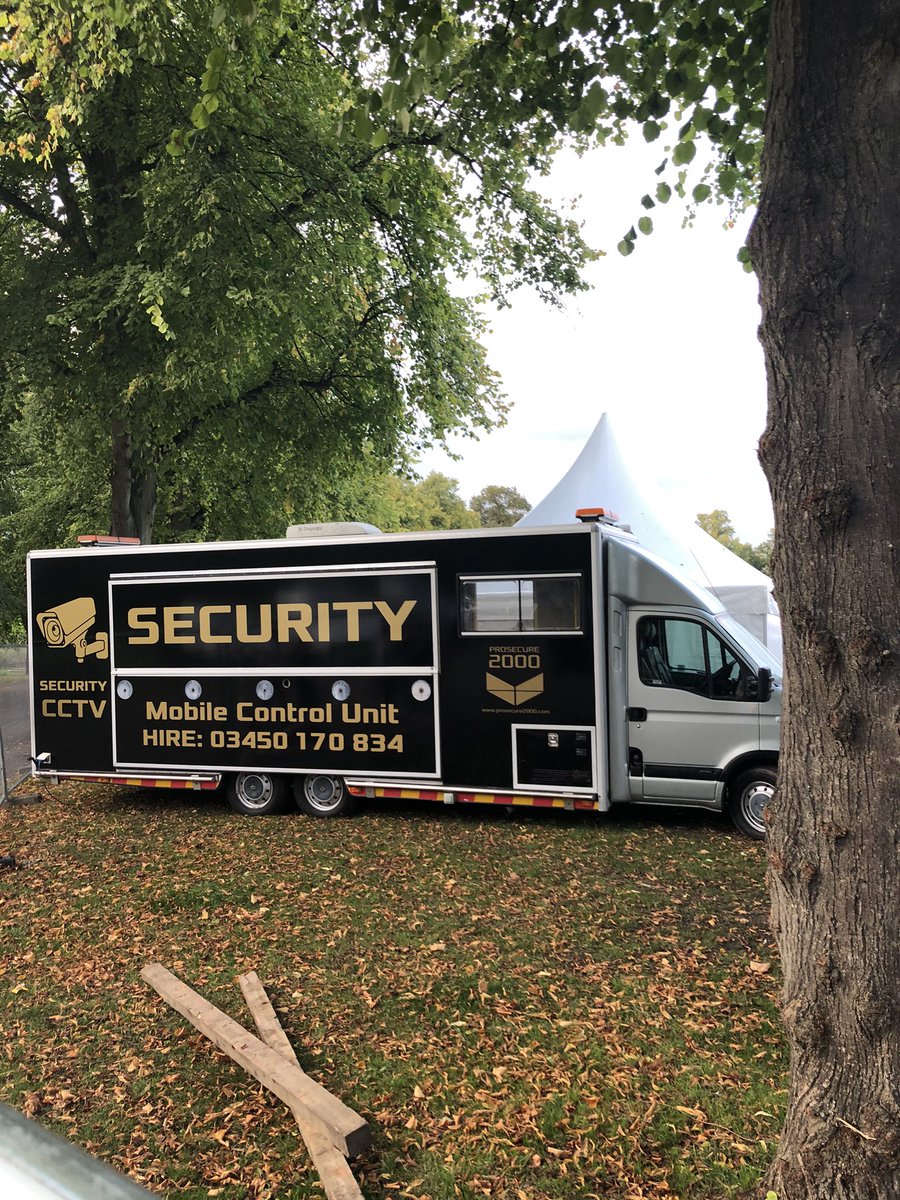 prosecure2000's tweet photo. Our new control centre’s debut at #ShropshireOktoberFest providing a 24/7 presence using hi-tech #security monitoring systems as well as traditional boots on the ground. #ProSecure2000 https://t.co/cg8z3ffo6j