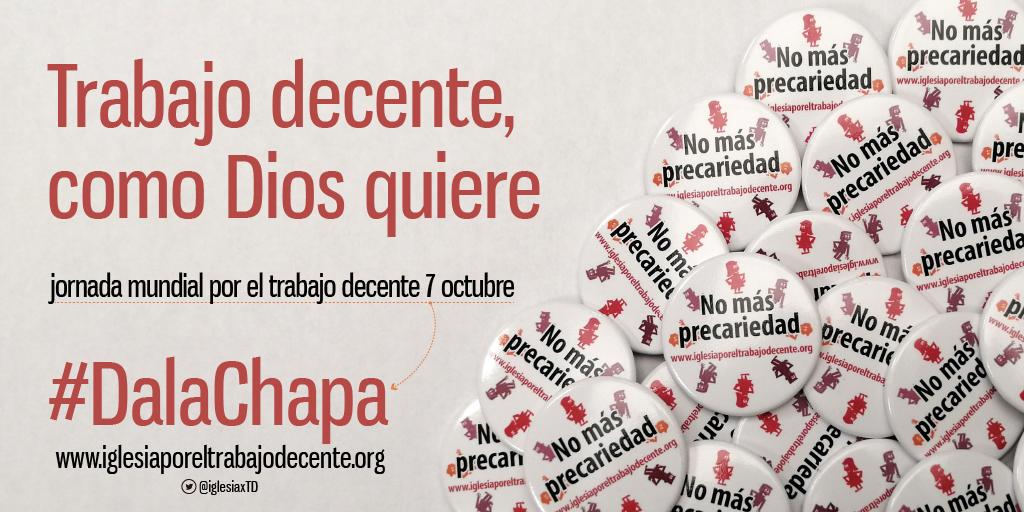 AlicanteObrera's tweet photo. Hoy en Elda, concocad@s por la Iniciativa, Iglesia por el trabajo decente y acompañados por nuestro obispo D. Jesús, celebramos la Jornada Mundial por el trabajo decente. A partir de las 19,00h Parroquia San Francisco de Sales
#DaLaChapa
#ITD19
#NoMásPrecariedad https://t.co/EmZQ0ldZXu