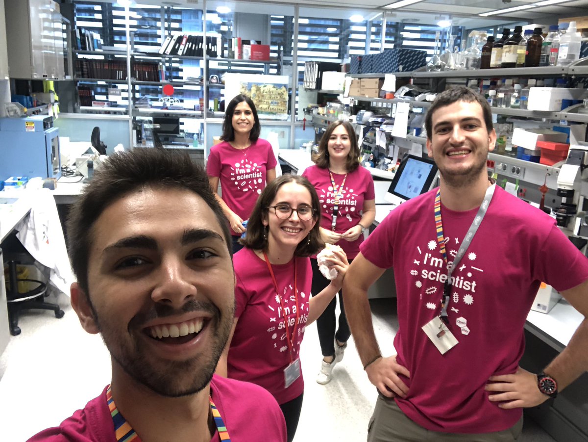 <a href="/BigSpinLab/">Bigas/Espinosa Lab</a> ready for the #PRBBOpenDay2019 @imimat <a href="/the_prbb/">Biomedicina BCN</a>