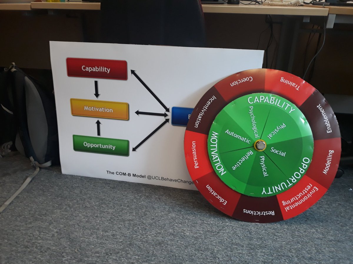 DrJoDW's tweet image. Ready for @SoapboxScience at #ItsAllAcademic at @UCL today! Come along to the quad at 12.30 and 3 to spin the #BehaviourChangeWheel and find out how to change behaviour... @UCLBehaveChange