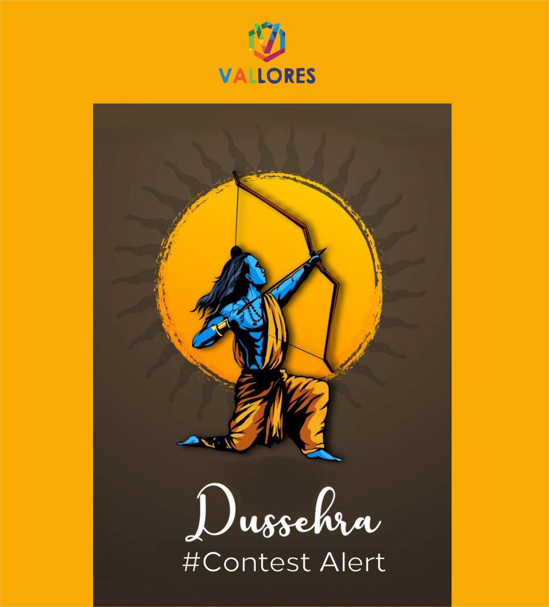 ValloresS's tweet photo. Dussehra Contest Alert! This festive season stand a chance to win exciting prizes at Vallores. Stay tuned.

#Vallores #Contest #ContestAlert #ContestGiveAway #Contest #ValloresDussehraContest #DussehraContest2019 #StayTuned https://t.co/lIj9t3gr3I
