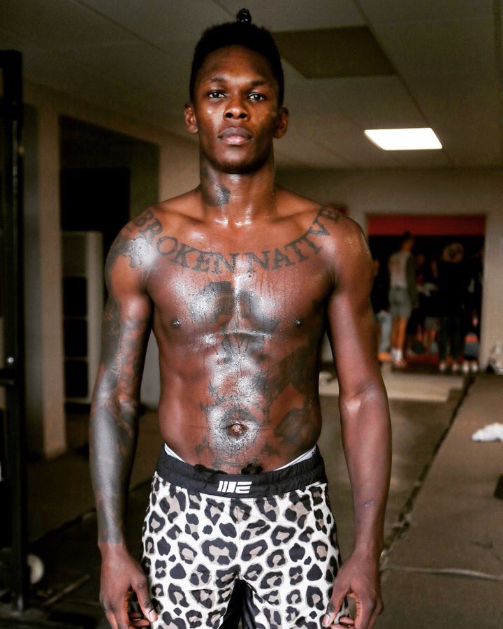 Sbu_De_Groot's tweet photo. Israel Adesanya for the gold #ufcNights https://t.co/vQ6bEoaJEB