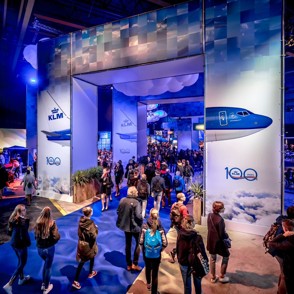 Here's to 100 years <a href="/KLM/">KLM</a>!
The official celebration has started. We've made the #lightdesign #contentdesign for the experience movie and the big #anniversary party. Also provided the show crew and equipment to make this happen. 
#klm #klm100 #klm100years #aviation #schiphol