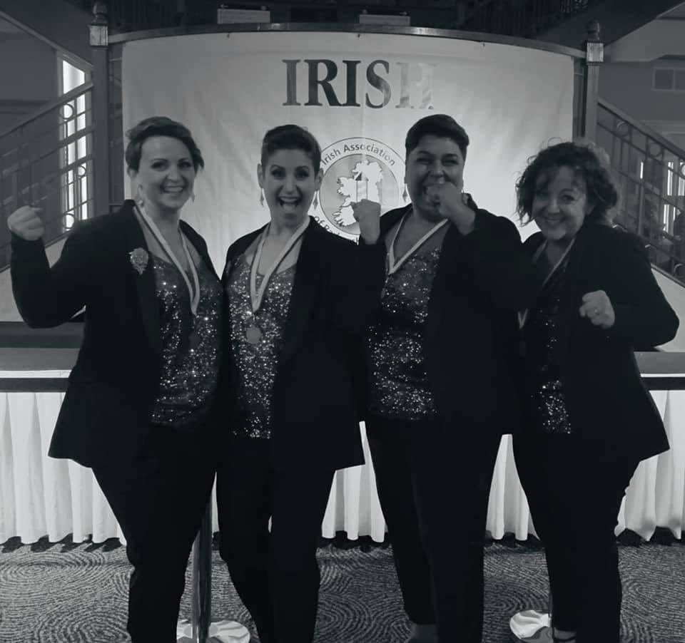 We are SO proud of our BRONZE medal in the #IABS19 International Quartet comp! Congratulations to <a href="/singBABS/">BABS</a> Quartets, Chromatix and Colin who won Gold and Silver respectively! 
Bring on the International Chorus contest with Crystal Chords later today. 🇮🇪☘️💈💖🥉
