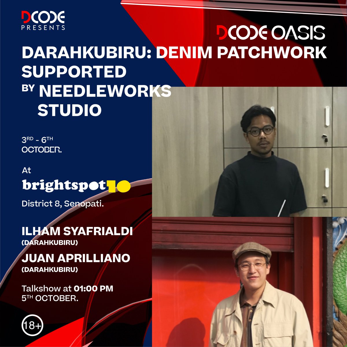 brightspotMRKT's tweet image. DCODE Oasis is back! Get ready to join the inspiring talks with passion expertise on DCODE Oasis that will help you live up your passion!

Don't forget to take the best shot on DCODE OASIS and get a chance to win the exclusive prizes!

#worldofDCODE
#DCODExBrightspot