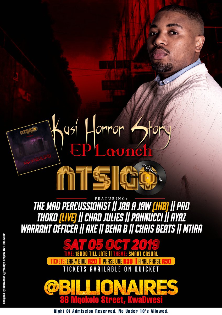 NoShadowJab's tweet photo. Just landed in PE and this is where I’m playing this weekend! 

Tonight: 

@ntsigo_sultry’s EP Launch at #BILLIONAIRE 

Sunday: 

#EasySundays at #BeerShack https://t.co/8ODPjl90p2
