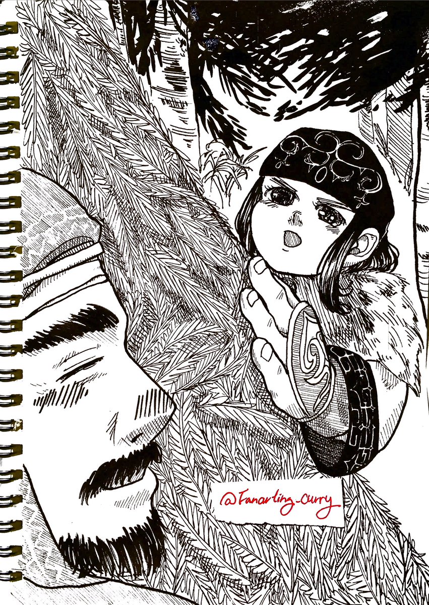 Day 5: Build:
Young Asirpa building a kuca with her father. 
 #gkinktober #Inktober2019 