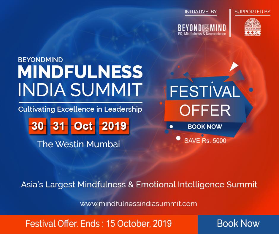 MindfulIndiaNow's tweet image. Get insights into Mindfulness &amp;amp; cultivating excellence in Leadership for a better organization at Mindfulness India Summit. Register Now. Festival Offer till 15th October. Hurry! #mindfulnessindiasummit #mindfulnessindia #beyondmindlearning @mbehl1 @shalinibehl @Beyondmindnow