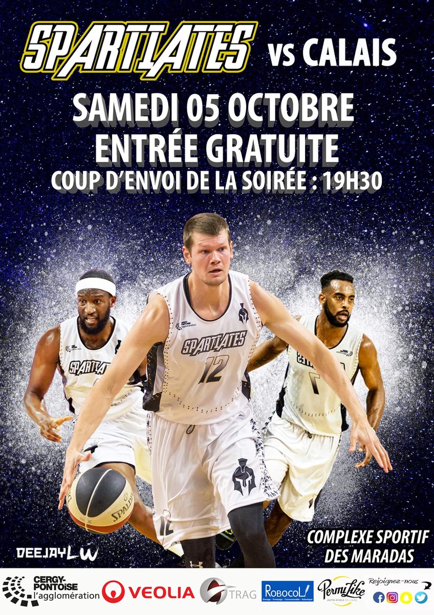 GAMMMME DAYYY 🔥🔥🔥

RDV dès 19h aux Maradas ⚔️

#GoSpartiates ⚫ ⚪