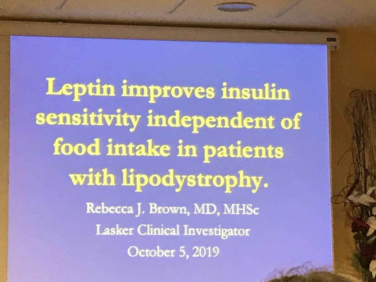 Dr Rebecca Brown talking about #InsulinSensitivity improvement with #LeptinReplacementTherapy. #ECLip2019 #Research #Lipodystrophy #RareDisease
