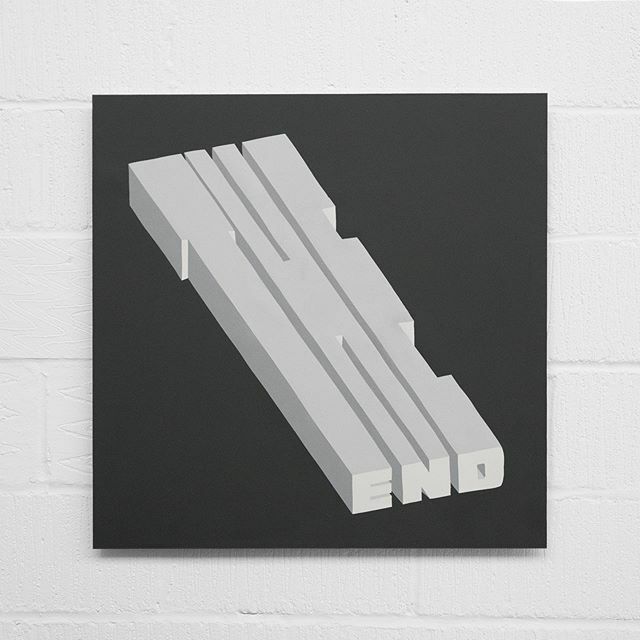 Pref_ID's tweet image. The end 
80x80cm
#typografficcircle ift.tt/2LQLhqx