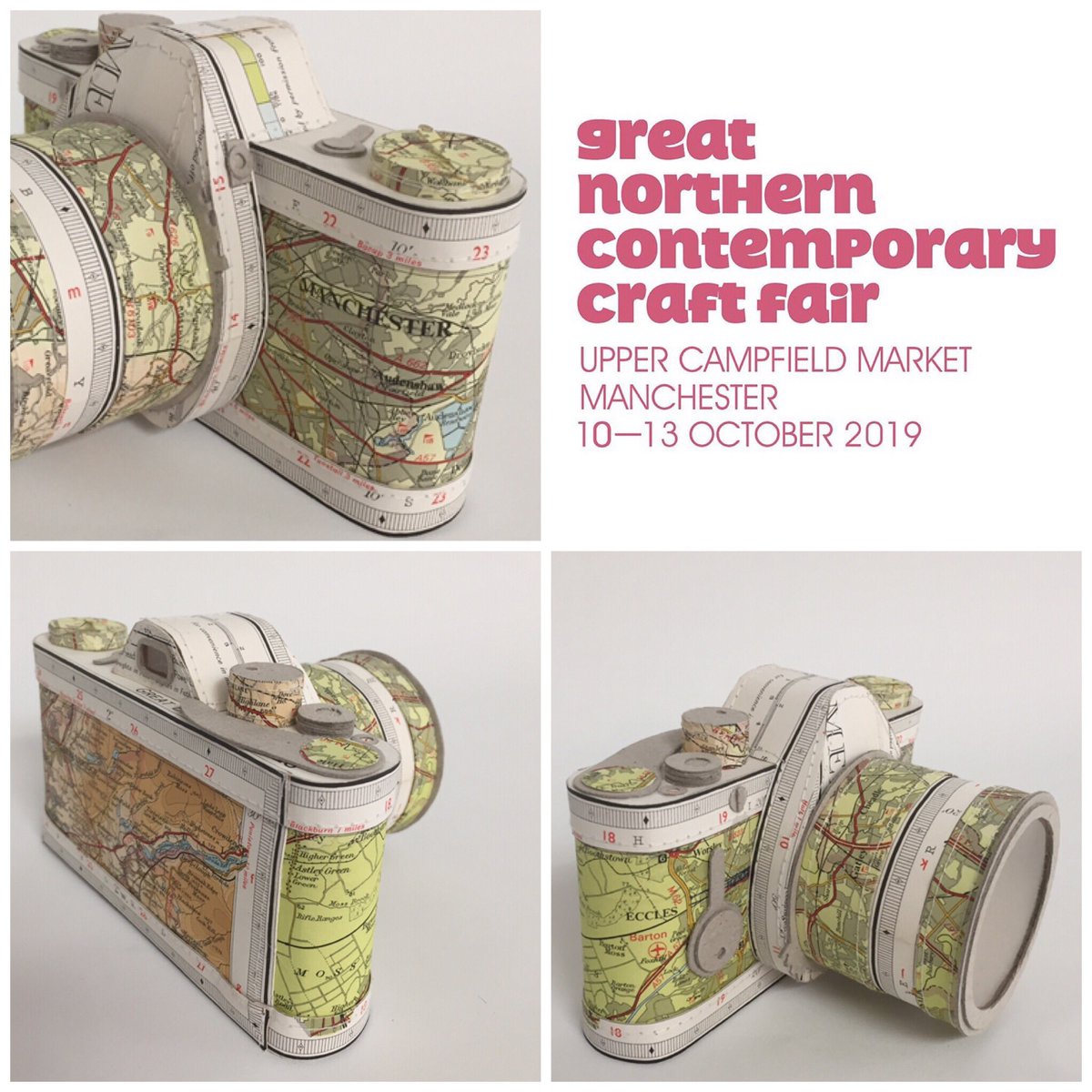 This time next week I will be exhibiting on the <a href="/unit_twelve/">Unit Twelve Gallery</a> group stand at the beautiful <a href="/NorthernCraft/">GreatNorthernEvents</a> <a href="/GNCCF/">GNCCF</a> in Manchester- so I have just finished this camera ready......

#craftsayssomething #gnccf