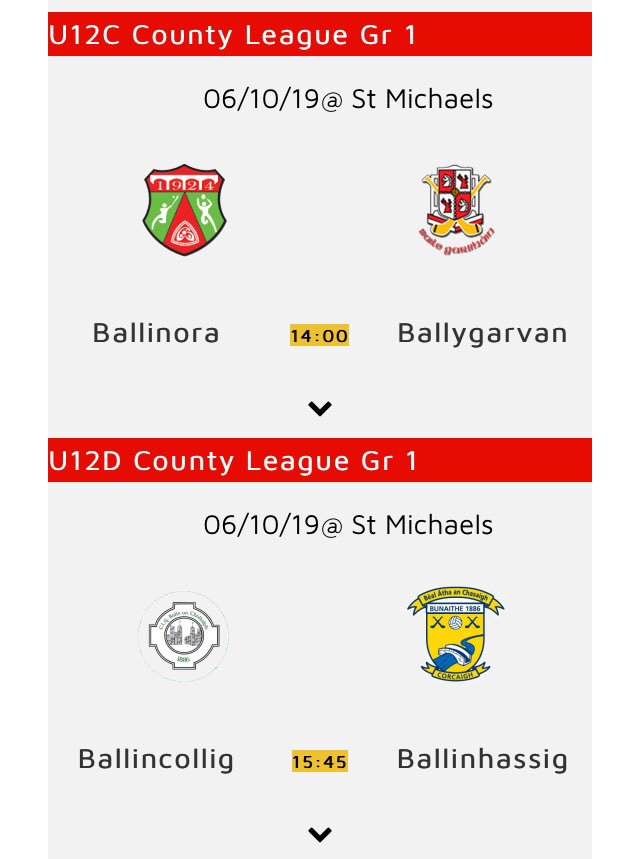 Best of luck to all the Mid-Cork clubs taking part in various county finals over the weekend. Best of luck to all involved.