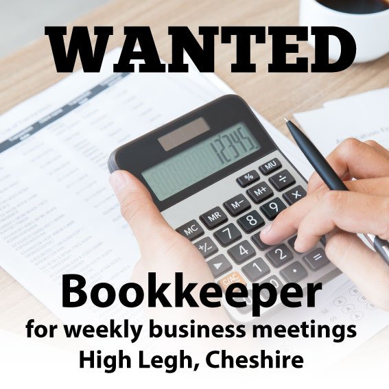 WANTED

We currently have some vacancies in our chapter and we are looking to invite some of the best bookkeepers in the area to visit a meeting, please tag anyone/company who you can recommend in this industry. Thank you.