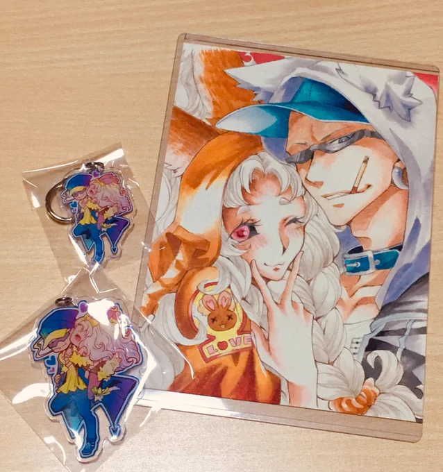 届いてからちょっと経ってしまいましたが海月さん( )からめっちゃ素晴らしいプレゼントいただいておりました!そうです、自慢です(正直者)何回見返しても可愛い〜!!! 